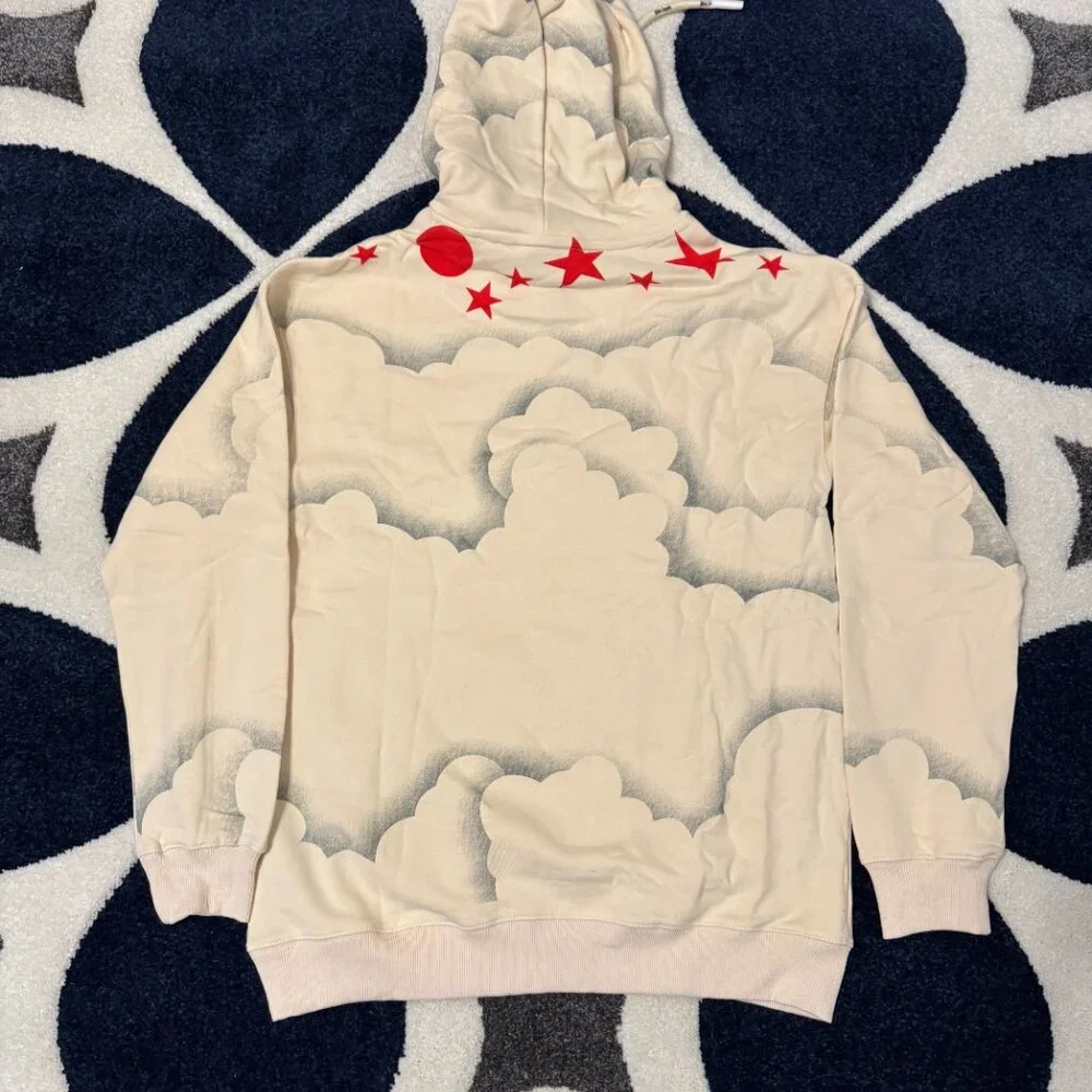 Palm Angels Sunrise Cream Hoodie Mens Large - Picture 3 of 3